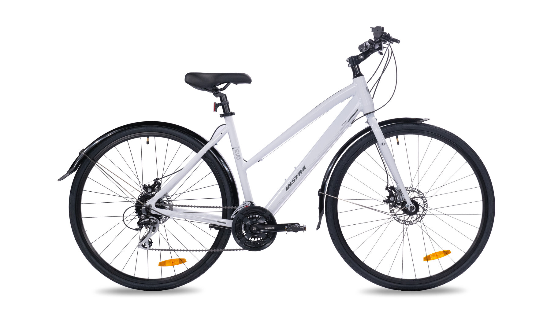 Jalgratas Insera Hybrid Evo N, 48 cm, valge hind ja info | Jalgrattad | hansapost.ee