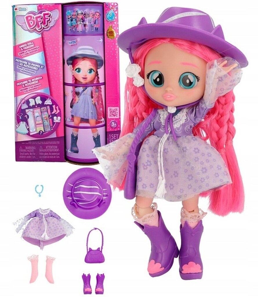 Nukk IMC Toys BFF Fashion Doll Katie 904347, 20 cm цена и информация | Mänguasjad tüdrukutele | hansapost.ee