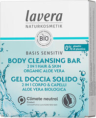 Tahke seep 2in1 kehale ja juustele Basis Sensitiv (Body Clean sing Bar) 50 g hind ja info | Lavera Parfüümid, lõhnad ja kosmeetika | hansapost.ee
