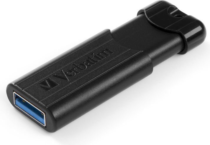 USB-pulk Verbatim PinStripe 3.0 Must hind ja info | Mälupulgad | hansapost.ee