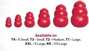 Kong topis mänguasi koertele Classic, XXL, punane hind ja info | Koerte mänguasjad | hansapost.ee