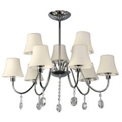 Valgusti Candellux SORENTO PENDANT CHROME WHITE SHADE 9 hind ja info | Rippvalgustid | hansapost.ee