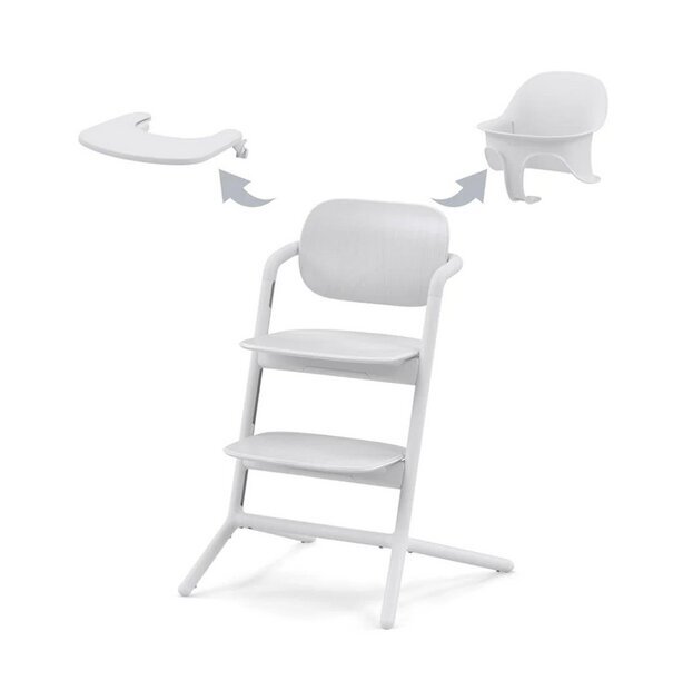 Cybex söötmistool Lemo 3in1 Set All, White hind ja info | Laste söögitoolid | hansapost.ee