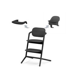 Многофункциональный стульчик для кормления Cybex Lemo 3in1 Set, stunning black цена и информация | Стульчики для кормления | hansapost.ee