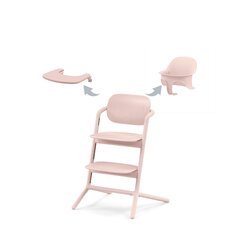 Многофункциональный стульчик для кормления Cybex Lemo 3in1 Set, pearl pink цена и информация | Стульчики для кормления | hansapost.ee