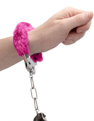 Плюшевые наручники Ouch!, розовые цена и информация | БДСМ и фетиш | hansapost.ee