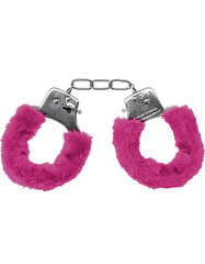 Плюшевые наручники Ouch!, розовые цена и информация | БДСМ и фетиш | hansapost.ee