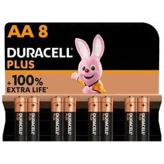 Duracell Plus Power 100 Alkaline aku AA LR6 8 tk цена и информация | Батарейки | hansapost.ee