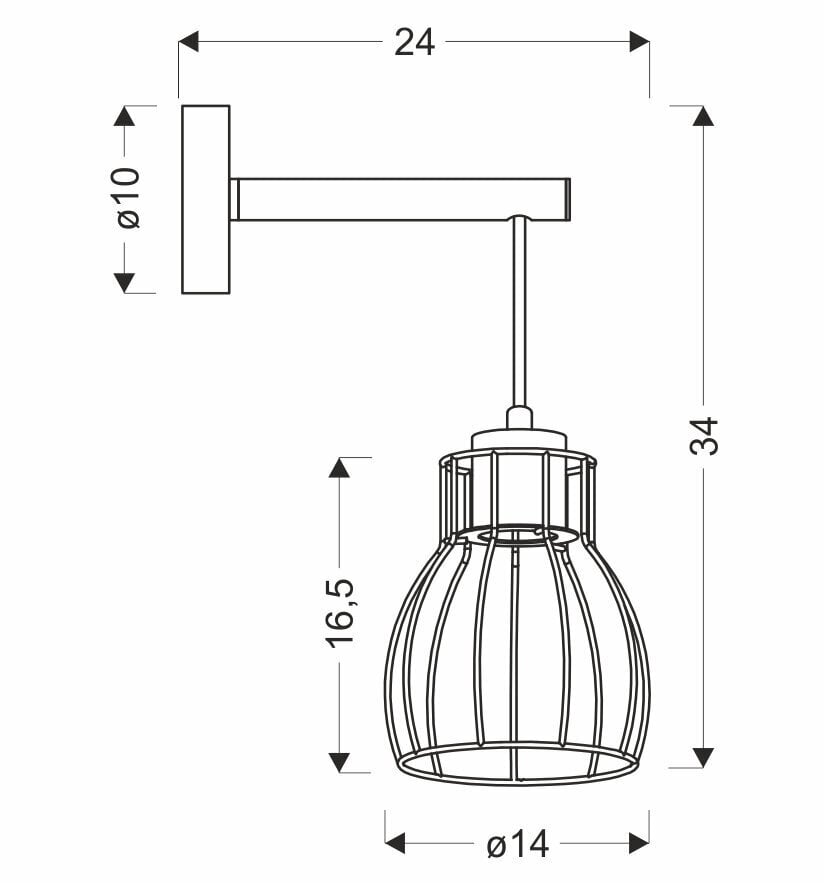 Candellux seinavalgusti Bernita hind ja info | Seinavalgustid | hansapost.ee