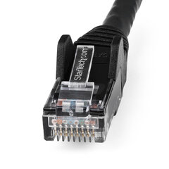 Жесткий сетевой кабель UTP кат. 6 Startech N6LPATCH50CMBK 0,5 m цена и информация | Кабели и провода | hansapost.ee