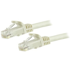 Жесткий сетевой кабель UTP кат. 6 Startech N6PATC150CMWH        1,5 m цена и информация | Кабели и провода | hansapost.ee