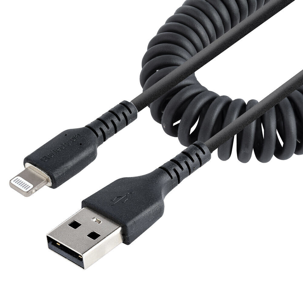 USB-Lightning Kaabel Startech RUSB2ALT1MBC Must 1 m цена и информация | Juhtmed ja kaablid | hansapost.ee