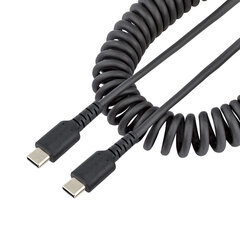 Kaabel USB C Startech R2CCC-1M-USB-CABLE Must 1 m hind ja info | Juhtmed ja kaablid | hansapost.ee