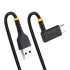 USB A - USB C Kaabel Startech R2ACR-15C Must hind ja info | StarTech Mobiiltelefonid, fotokaamerad, nutiseadmed | hansapost.ee