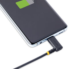 Кабель USB A — USB C Startech R2ACR-15C Чёрный цена и информация | Borofone 43757-uniw | hansapost.ee
