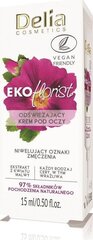 Värskendav silmakreem Delia Ekoflorist, 15 ml цена и информация | Сыворотки, кремы для век | hansapost.ee