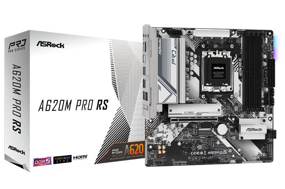 ASRock A620M Pro RS hind ja info | Emaplaadid | hansapost.ee