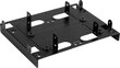 Sharkoon Adapter 5.25" to 4x 2.5" Black (4044951013319) цена и информация | Arvutikomponentide tarvikud | hansapost.ee