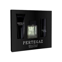 Komplekt Seducteur Pertegaz meestele: dušigeel, 230 ml + parfüümvesi, 150 ml + deodorant, 150 ml price and information | Parfüümid meestele | hansapost.ee