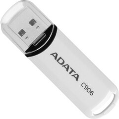 Mälupulk A-data C906 16GB, USB 2.0, valge hind ja info | Mälupulgad | hansapost.ee