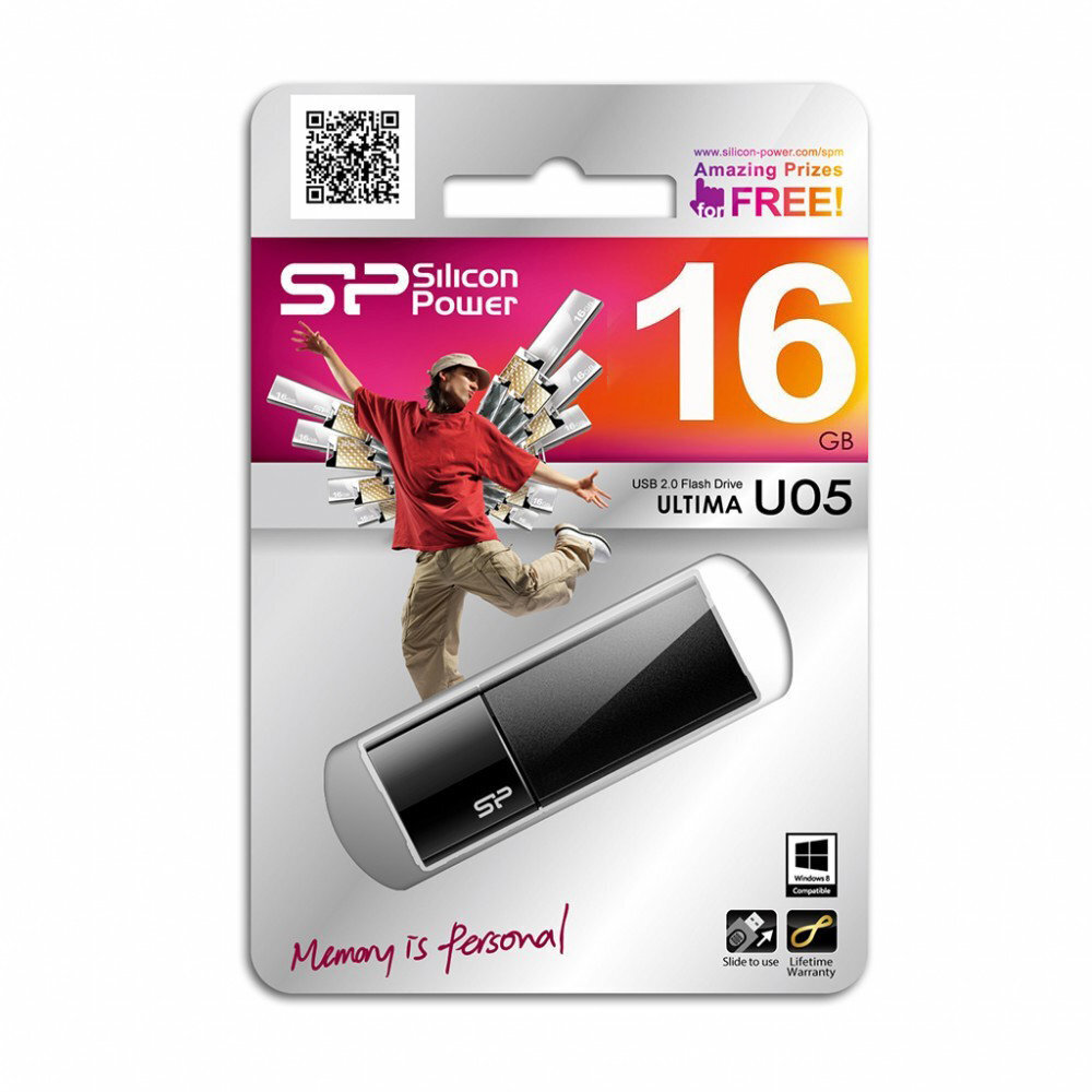 Silicon Power Ultima U05 16 GB, USB 2.0, hind ja info | Mälupulgad | hansapost.ee