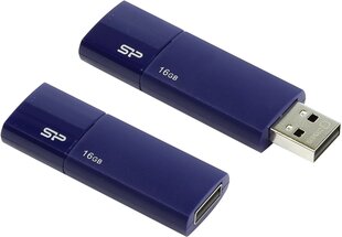 Silicon Power memory USB Ultima U05 16GB USB 2.0 Blue hind ja info | Mälupulgad | hansapost.ee