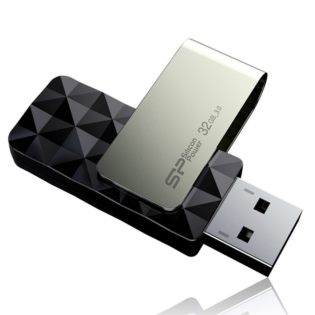 Silicon Power memory USB Blaze B30 32GB USB 3.0 Black hind ja info | Mälupulgad | hansapost.ee