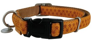 Kaelarihm Zolux Mac Leather, 10 mm, kollane цена и информация | Ошейники, подтяжки для собак | hansapost.ee