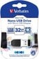 Verbatim Store 'n' Stay 32 GB + Micro USB adapter цена и информация | Mälupulgad | hansapost.ee