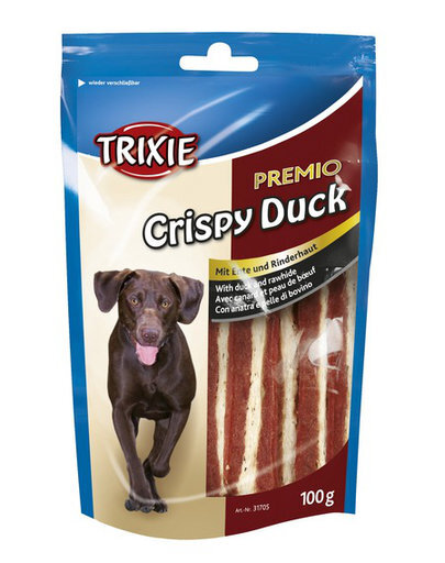 Trixie maius koertele, krõbeda pardi ribad, 100 g hind ja info | Koerte maiused | hansapost.ee