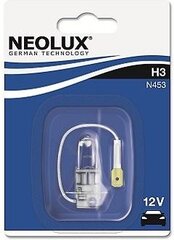Лампочка Neolux H3, 55W цена и информация | Автомобильная ксеноновая лампа D2R 6000К (Китай) | hansapost.ee