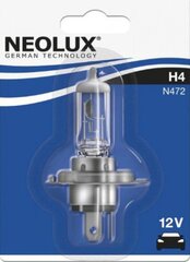 Лампочка Neolux H4, 60/55W цена и информация | Автомобильная ксеноновая лампа D2R 6000К (Китай) | hansapost.ee