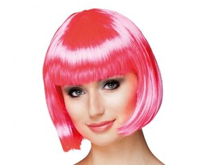 Ярко-розовый парик (каре) цена и информация | Костюмы и маски | hansapost.ee