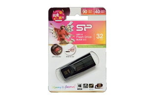 Silicon Power флэшка 32GB Blaze B50 USB 3.0, черная цена и информация | USB накопители | hansapost.ee