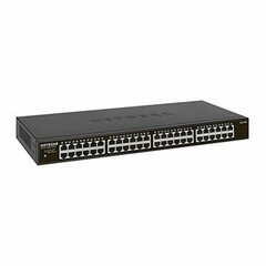 NETGEAR GS348 Неуправляемый гигабитный Ethernet (10/100/1000) 1U, черный цена и информация | Коммутаторы (Switch) | hansapost.ee