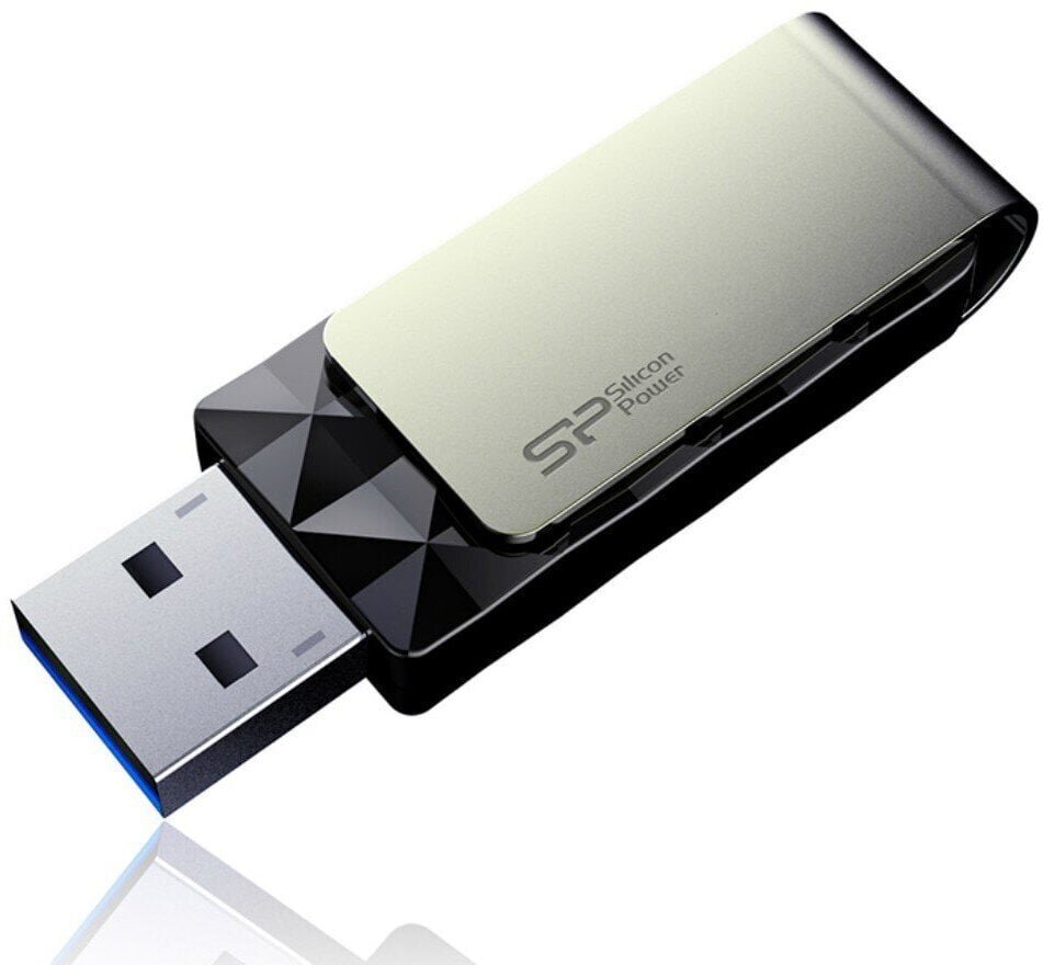 Silicon Power memory USB Blaze B30 16GB USB 3.0 Black цена и информация | Mälupulgad | hansapost.ee