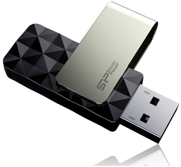 Silicon Power memory USB Blaze B30 16GB USB 3.0 Black hind ja info | Mälupulgad | hansapost.ee