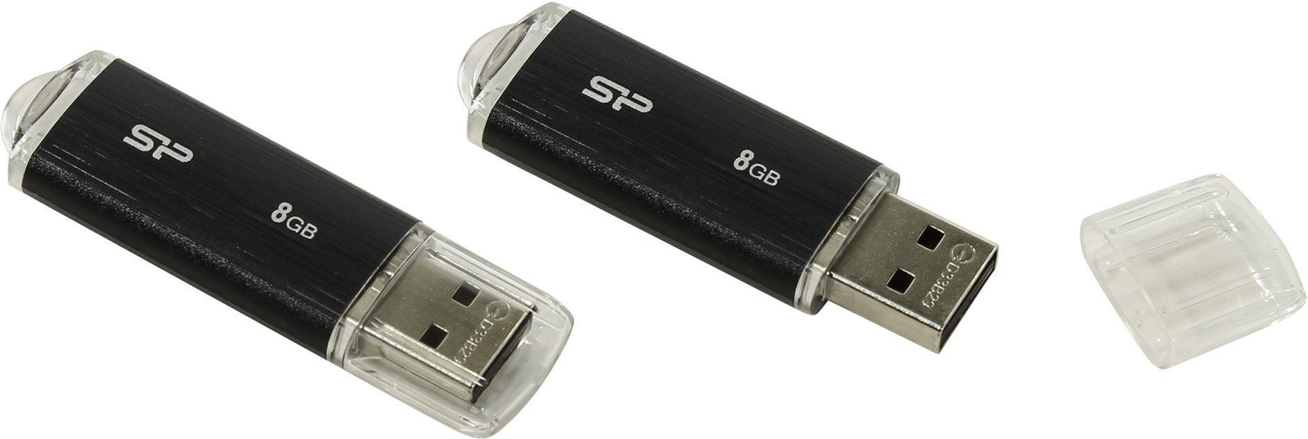 Silicon Power memory USB Ultima U02 8GB USB 2.0 Black цена и информация | Mälupulgad | hansapost.ee