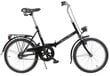 Kokkupandav jalgratas Azimut Fold 20" 2023, must цена и информация | Jalgrattad | hansapost.ee