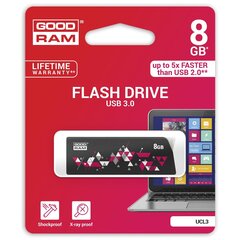 Mälupulk Goodram UCL3 8GB 3.0, Must hind ja info | Mälupulgad | hansapost.ee