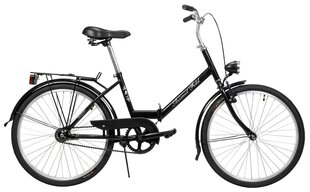 Складной велосипед Azimut Fold 24" 2023, черный цвет цена и информация | Велосипеды | hansapost.ee