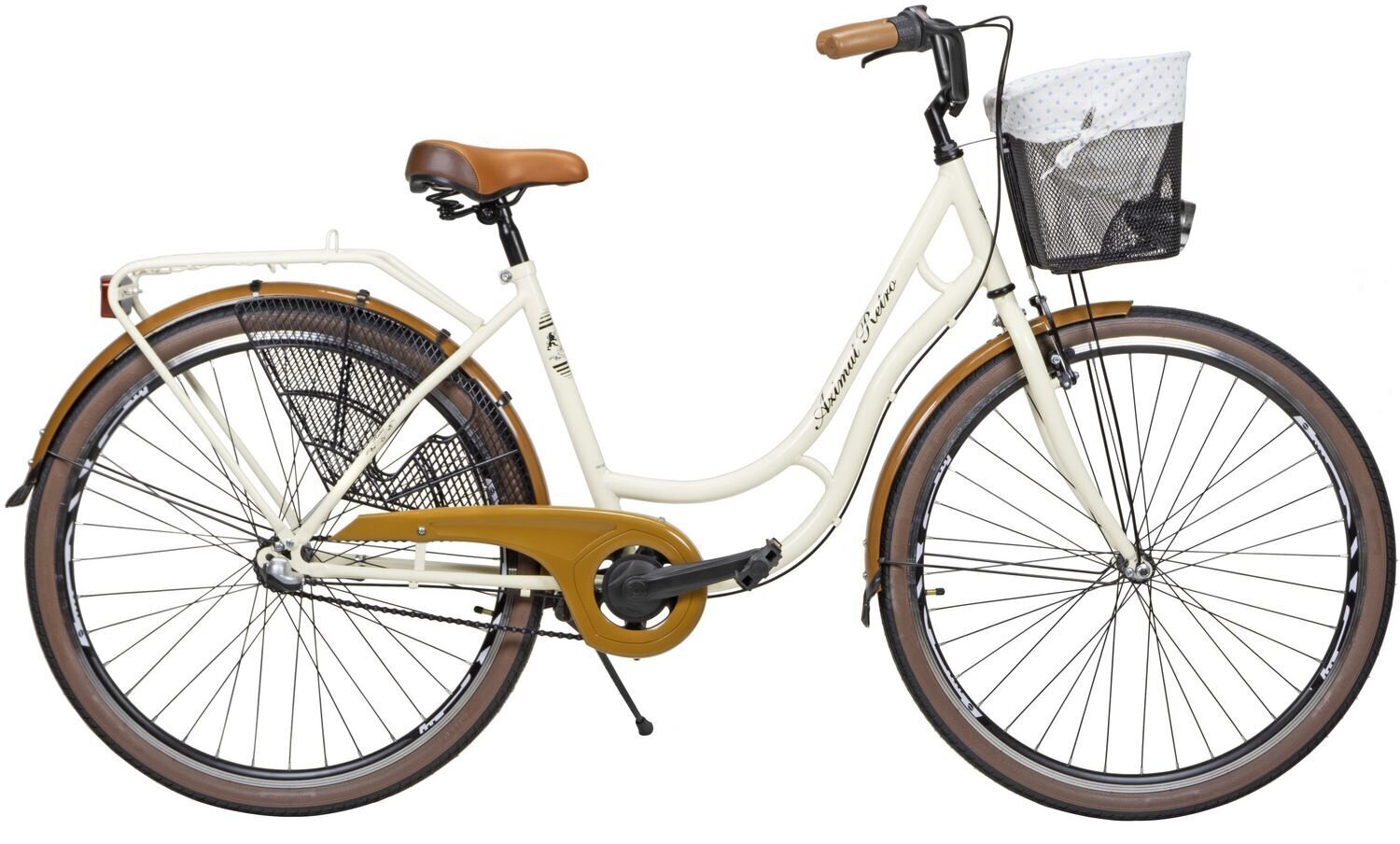 Jalgratas Azimut Holland Retro 28" 2023, beež hind ja info | Jalgrattad | hansapost.ee