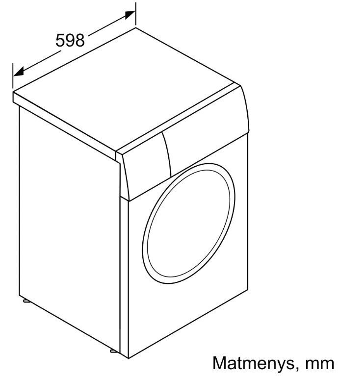 Bosch WAX02KLOSN цена и информация | Pesumasinad | hansapost.ee