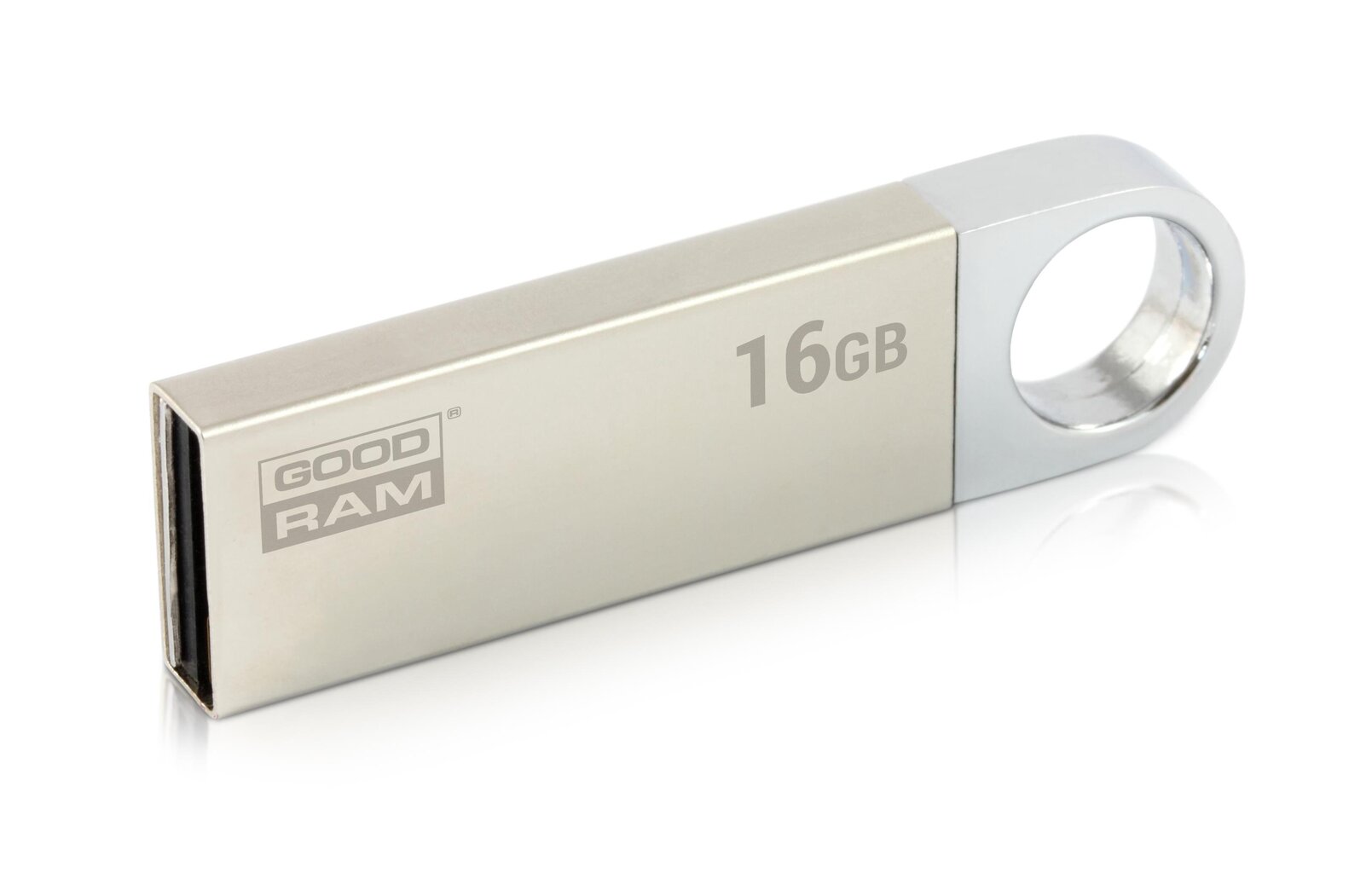 Mälupulk GOODRAM - UUN2 16GB Silver USB2.0 цена и информация | Mälupulgad | hansapost.ee