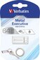 Verbatim Metal Executive 64GB USB 2.0 цена и информация | Mälupulgad | hansapost.ee