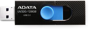 Adata AUV320-128G-RBKBL цена и информация | USB накопители данных | hansapost.ee