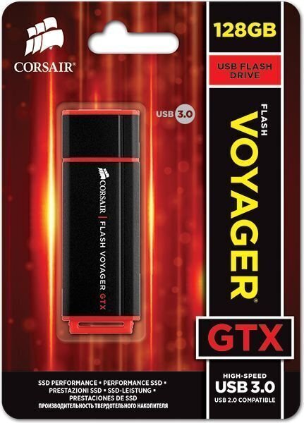 Corsair Flash Voyager GTX 128GB USB 3.1 430/390 MB/s цена и информация | Mälupulgad | hansapost.ee