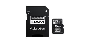 Goodram microSDHC 16GB цена и информация | Карты памяти | hansapost.ee