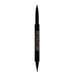 Kahepoolne silmapliiats Makeup Revolution London Awesome Dual Eyeliner Kohl and Flick 1.18 g цена и информация | Тушь, средства для роста ресниц, тени для век, карандаши для глаз | hansapost.ee