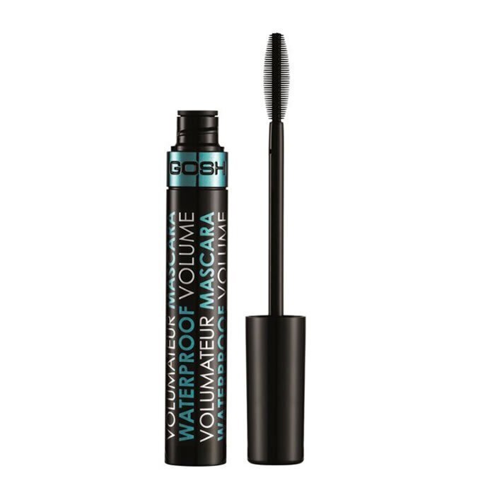 GOSH Waterproof Volume Mascara ripsmetušš 10 ml, Black 10 ml цена и информация | Lauvärvid, ripsmetušid ja silmapliiatsid | hansapost.ee